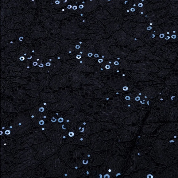 NWT- Ralph Lauren Navy Dress With Sequin Vintage Size 4 - Picture 7 of 7